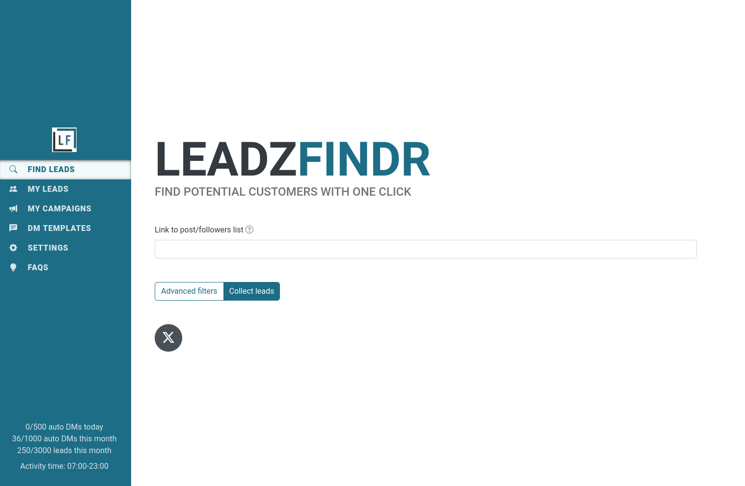 LeadzFindr Screenshot