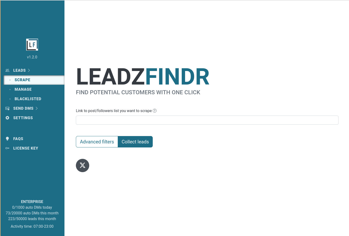 LeadzFindr Screenshot